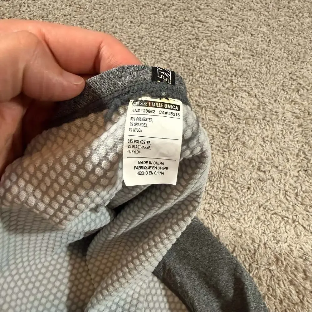 Nike Dri Fit Neck Gaiter Gray One Size Running Face Cover Winter Thermal